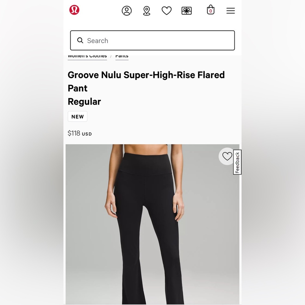 Groove Nulu pants, lululemon